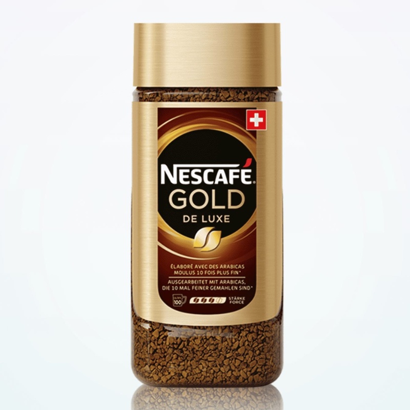 เนสกาแฟ โกลด์ ดีลักส์ กาแฟสำเร็จรูป จากสวิส 200 กรัม - Nescafe Gold Deluxe from Switzerland 200g Nescafé brand
