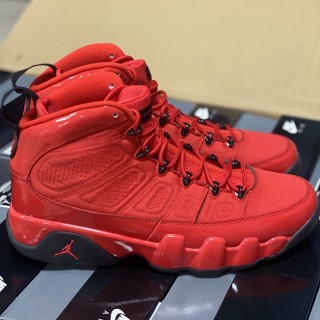 【GD คุณภาพสูง】air Jordan 9 Retro "Particle Grey" " Chile Red " "Fire Red" AJ9 รองเท้าผ้าใบ สําหรับผู้ชาย USsize 7--13