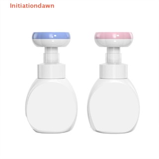 [Initiationdawn] Flower Soap Dispenser Stamp Hand Soap Pump Bottle Floral Foam Bubbler Handsoup