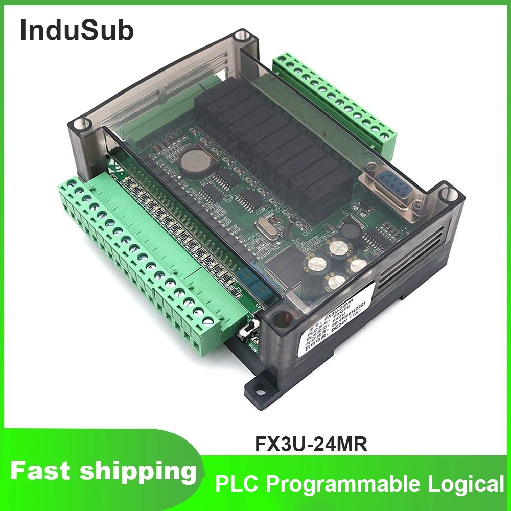 BH FX3U-24MR PLC อุตสาหกรรมควบคุม 24mr / 24mt ling high Belt Speed Analog Case พร้อมการสื่อสาร 485