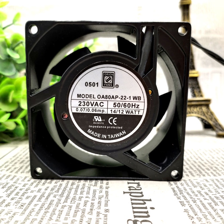 YY ORION FANS OA80AP-22-1 WB AC 230V 8CM CM AC COOLING FAN