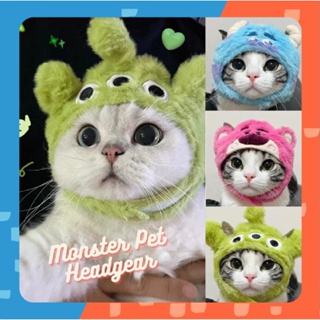 [🚚 พร้อมส่ง] Monster Pet Headgear หมวกสำหรับสัตว์เลี้ยง หมวกแมว