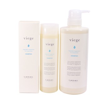 Lebel Viege Shampoo 240/600/1000 ml แชมพูสำหรับผู้มีปัญหาหนังศีรษะ และเส้นผมที่เสื่อมสภาพ