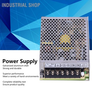 Industrial Shop Berm สวิตช์พาวเวอร์ซัพพลาย Dc 5V 4A 12V 3A อินพุตแรงดันไฟฟ้า 115 230VAC D-60A