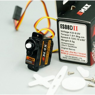 [เซอร์โว] EMAX ES08D II (Digital plastic gear) ขนาด Micro