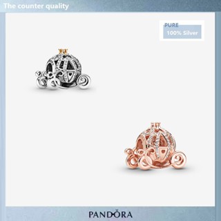 Pandora ของแท้ จี้เงินสเตอร์ลิง 925 รูปฟักทองดิสนีย์ ซินเดอเรลล่า เครื่องประดับเงิน w1022