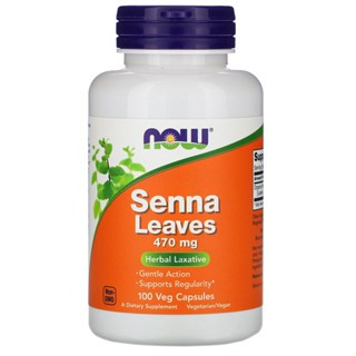 NOW Foods, Senna Leaves, 470 mg, 100 Veg Capsules