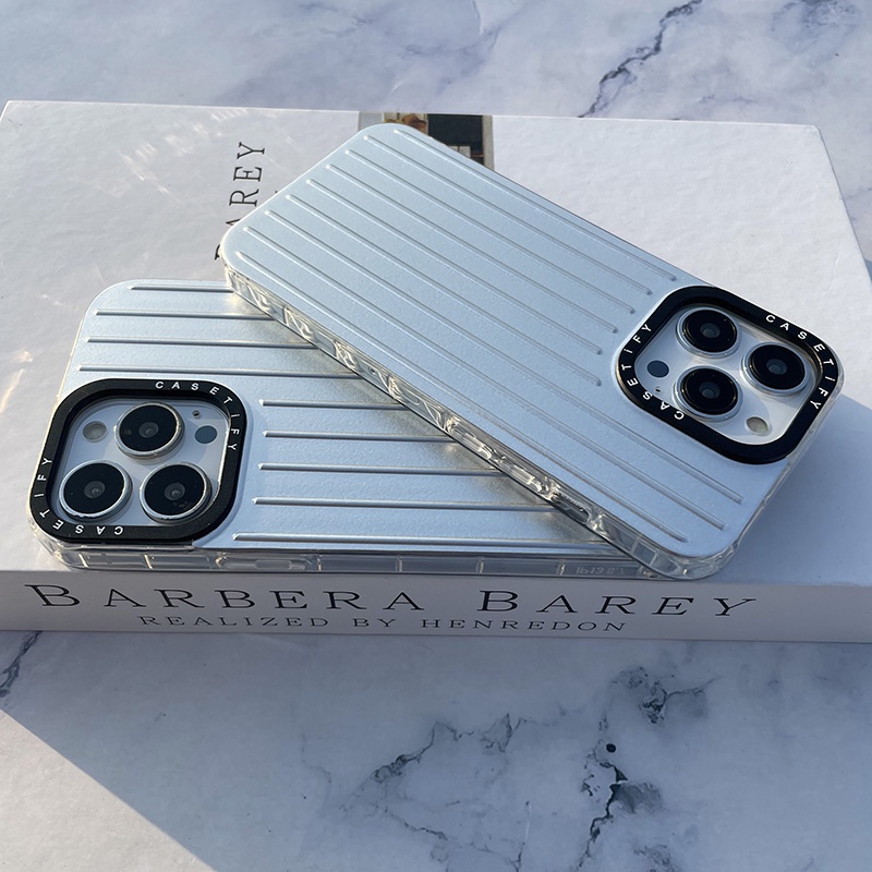 3d ลายแนวตั้ง Hard Matte Silver สําหรับ iPhone 16 16Promax 16Pro 15Promax 15 15Pro 14Promax 14Pro 11 12promax 12 13 13Pro 13promax 11promax 12pro 11pro 15Plus