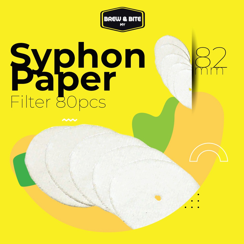 SYPHON COFFEE MAKER กรองกระดาษ 80 ชิ้น
