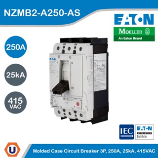 EATON Molded Case Circuit-Breaker (MCCB) 3P, 250A, 25kA ที่ 415VAC รหัส NZMB2-A250-AS สั่งซื้อได้ที่ร้าน Ucanbuys