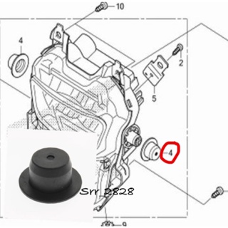 ยางรองไฟหน้า Honda Msx sf 125  MSX ตัวเเรกใช้ได้ครับ ชิ้นล่ะ80 บาท แท้ศูนย์