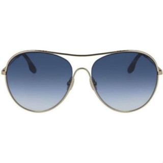 แว่นกันแดด VICTORIA BECKHAM-VB131S Aviator Sunglasses 706 Gold/Teal Blue Gradient ของใหม่มือ1 ของแท้100%