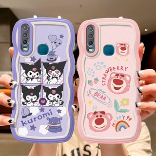 เคสโทรศัพท์มือถือ ซิลิโคนแข็ง กันกระแทก ลายการ์ตูนหยัก ขนาดใหญ่ สําหรับ Vivo Y11 Y15 Y12 Y17 U3X