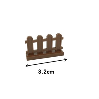 Moc รั้วไม้ ขนาดเล็ก 1x4x2 ของเล่นสําหรับเด็ก