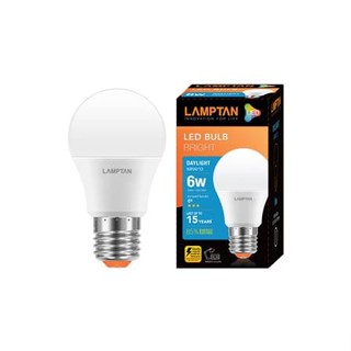 หลอด LED LAMPTAN BULB BRIGHT 6 วัตต์ E27 DAYLIGHT