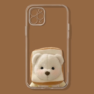 Simple Lina Bear เคสไอโฟน iPhone 14 8 se2020 12 14 pro Xr Xs X max เคส 8พลัส 13 11 pro max phone case นิ่ม 7plus 8plus