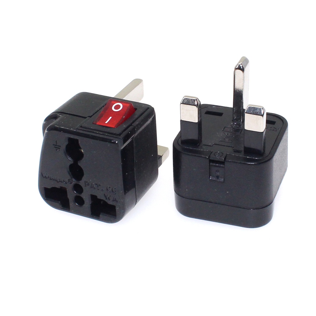 Wonpro อะแดปเตอร์ซ็อกเก็ตติดผนัง พร้อมสวิตช์ และไฟแสดงสถานะ สําหรับ Singaporeประเทศไทย อินโดนีเซีย ม