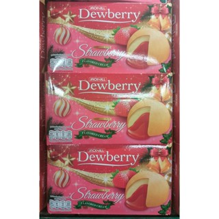 ดิวเบอร์รี่ เฟสทีฟกลิ่นสตรอเบอร์รี่ 17กรัม ยกกล่อง 12ชิ้น DEWBERRY FESTIVE STRAWBERRY