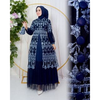 Nauma GAMIS วัสดุ TULLE Tille GAMIS NAUMA // Party KEBAYA / ผ้า GAMIS