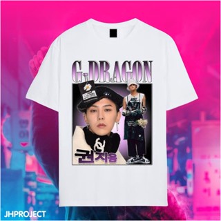 เสื้อยืดผู้หญิง KAOS G-DRAGON แร็ปเปอร์เกาหลีชุดผู้หญิงเสื้อยืดผู้ชายผู้หญิง