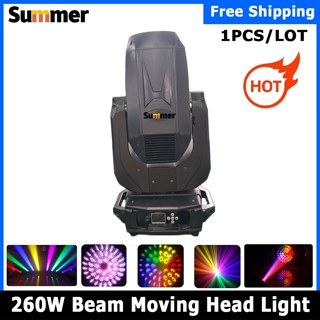 No Tax 1Pcs Beam 10r 260W Moving Head Beam Sharpy Beam Light Lyre 260W 9r Beam DMX Rainbow Effect Dj Stage Light Beam 9r