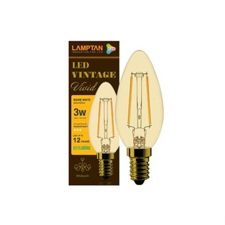 หลอด LED LAMPTAN VINTAGE VIVID 3 วัตต์ WARMWHITE E14