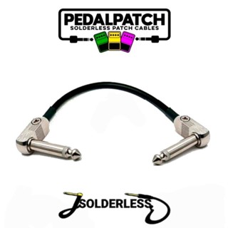 PNB PATCH CABLE  สายพ่วงเอฟเฟค รุ่น SOLDERLESS ( PANCAKE ) เลือกความยาวได้