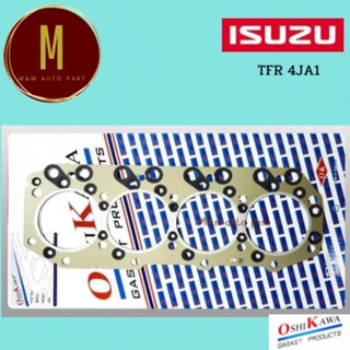 ประเก็นฝาสูบ ISUZU TFR 4JA1 อีซุซู ทีเอฟอาร์ 8-94332-326-0 เหล็กหนา 5 ชั้น มาร์ค 2ร่อง ยี่ห้อoshikawa คุณภาพญี่ปุ่น