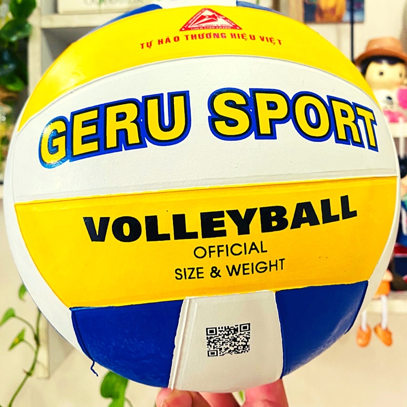 Geru V5 Rubber Volleyball Free Pump + Ball Net (ของแท้ 100%)