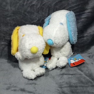 ตุ๊กตา​ สนูปปี้ Snoopy ท่านั่ง​ ก้นถ่วง สีพาสเทล​ ขนาด​ 6.5​ นิ้ว​ ลิขสิทธิ์แท้ญี่ปุ่น​