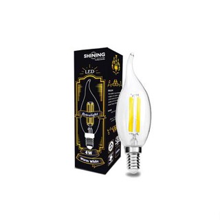 หลอด LED SHINING CANDLE RETRO SHINE 4 วัตต์ WARMWHITE E14