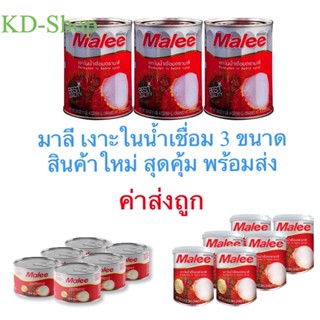 มาลี Malee เงาะในน้ำเชื่อม Rambuton in Heavy Syrup 2 ขนาด สินค้าใหม่ สุดคุ้ม พร้อมส่ง