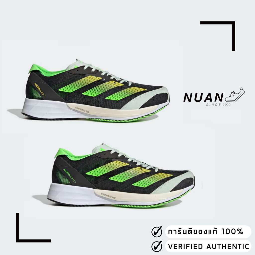 ลดเพิ่ม 15% ทักแชทรับโค้ด Adidas Adizero Adios 7 GY8409 (ผช) / GY8408 (ผญ) " ของแท้ป้ายไทย " รองเท้าวิ่ง