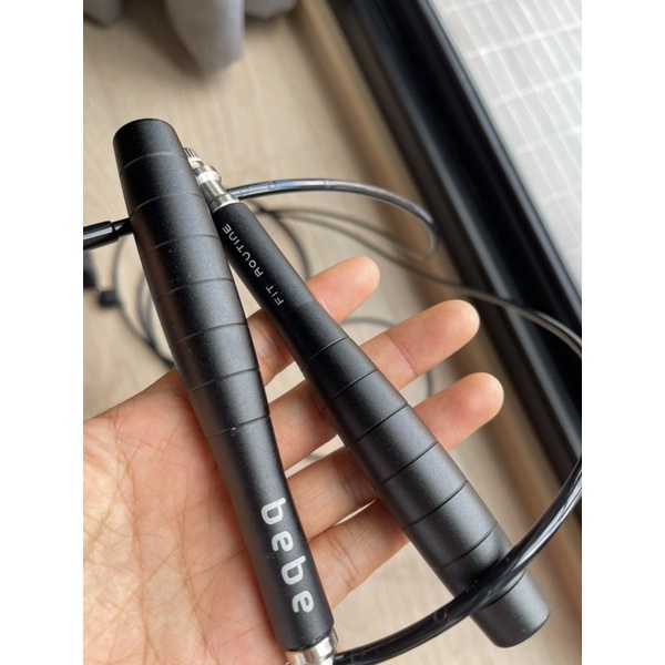 BEBE Fit Routine Jumping Rope Black