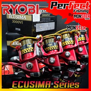 รอกสปินนิ่งเรียวบิ RYOBI ECUSIMA 1000Vi/2000Vi/3000Vi/4000Vi/6000Vi/8000Vi (RED)