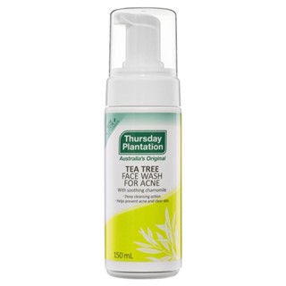 Thursday Plantation Tea Tree Daily Face Wash 150ml. Foaming โฟมเนื้อนุ่มเหมาะกับผู้ที่มีปัญหาผิวมัน kawaofficia