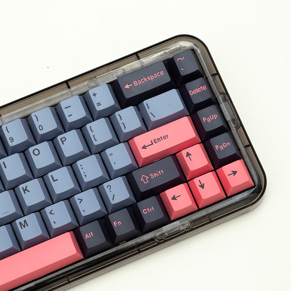 [173keys】8008 Red keycaps  Double shot  Cherry profile PBT material mechanical keyboard keycap set
