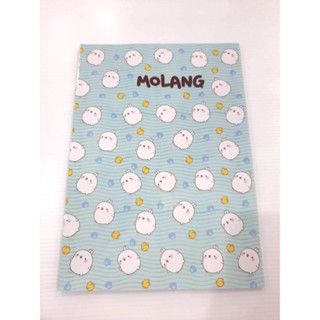 (KTS)สมุดบันทึก MOLANG Bearron B5 MLB009 ขนาด 18.5x26 cm จุ 28 แผ่น (คละลาย)