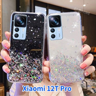 เคสโทรศัพท์มือถือซิลิโคน TPU นิ่ม แบบใส ปิดด้านหลัง ลายกากเพชร สําหรับ Xiaomi 12T Pro 12T 11T 12 T T12 Pro 4G 5G