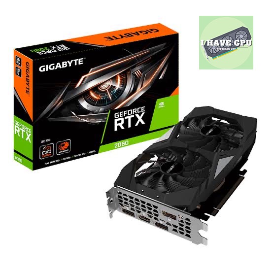 GIGABYTE GEFORCE RTX 2060 OC 6G - 6GB GDDR6