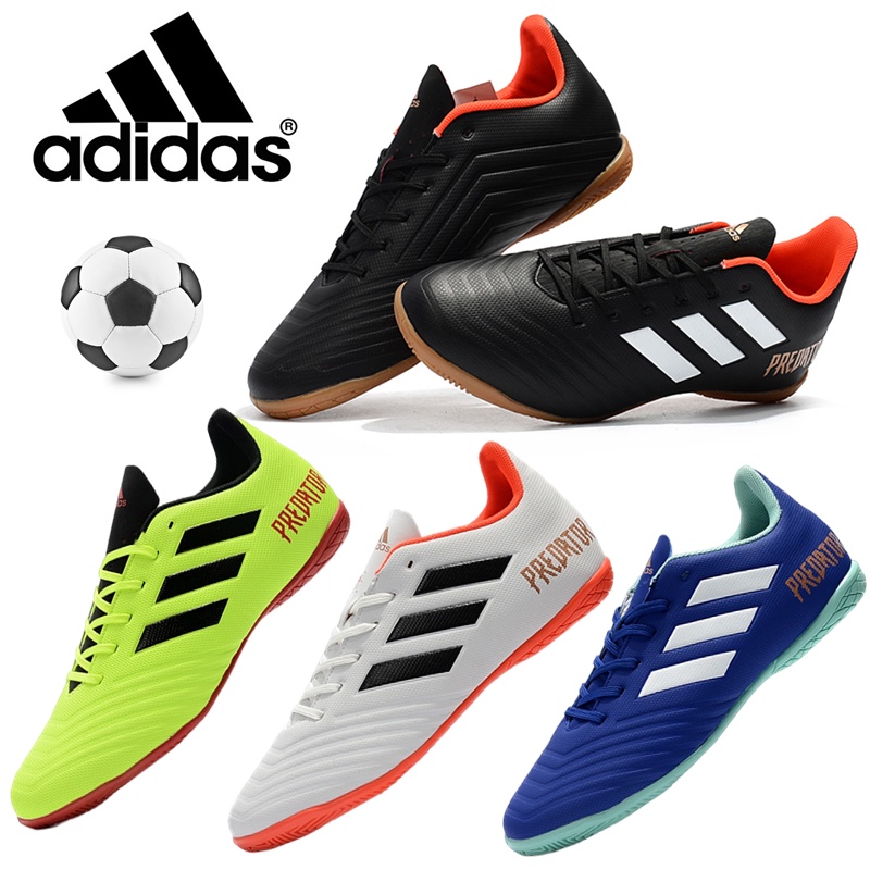 【จัดส่งใน 3 วัน】Adidas 18.1TF leather Kasut Bola Sepak รองเท้าฟุตบอล รองเท้าฟุตซอล