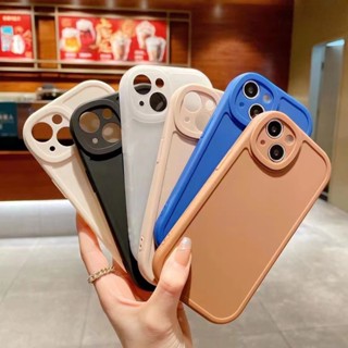 เคส สําหรับ iPhone 11 Pro Max 11 Pro Xs Max 7 Plus 8 Plus X 6 Plus 6S Plus XS XR 7 8 SE 2020 6 6S 13 Mini 12 Mini กล้อง Round Edge ปกป้องเปลือกนุ่มซิลิโคน