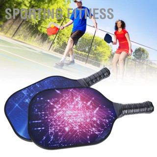 Sporting Fitness Portable Carbon Fiber Pickleball Paddle Ball Game Set Training Sport Equipment