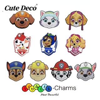 【Cute Deco】กระดุมเรซิ่น รูปรองเท้าทีม Wangwang น่ารัก (3 แบบ) Q Version Archie Q Version Maomao Q Version Tianti Charm Crocs Jibbitz Crocs น่ารัก สําหรับรองเท้า