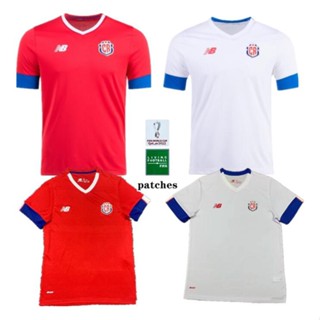 เสื้อกีฬาแขนสั้น ลายทีมชาติฟุตบอล Costa Rica World Cup FIFA Jersey ชุดเหย้า คุณภาพสูง สําหรับผู้ชาย 2022