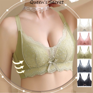 [Queens Secret] ชุดชั้นในดันทรง แต่งลูกไม้ ขนาดเล็ก สําหรับผู้หญิง