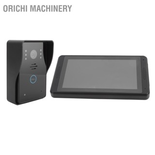 Orichi Machinery ออดประตูอัจฉริยะ ระบบอินเตอร์คอม 100‐240V มองเห็นที่มืด สําหรับบ้าน