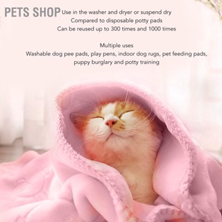 Pets Shop ผ้าห่มแมว อเนกประสงค์ 4 ฤดูกาล สองด้าน ผ้ากํามะหยี่ขนนิ่ม สําหรับแมว ลูกแมว