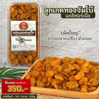 ลูกเกดทองจัมโบ้ แคริฟอร์เนีย จาก USA ขนาด500g