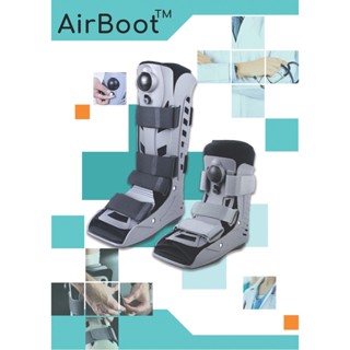 AIR BOOT (แบบสั้น) รองเท้าสำหรับคนกระดูกเท้าแตกแบบมีปั๊มลมแบ…